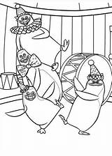 Coloring Pages Madagascar Penguins sketch template