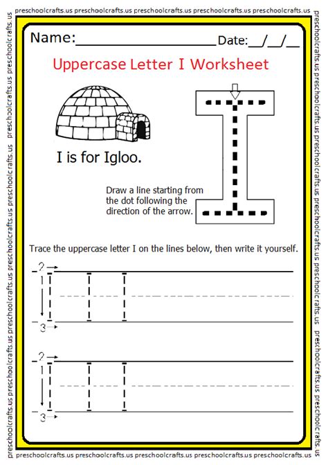uppercase letter  worksheets  printable preschool  kindergarten