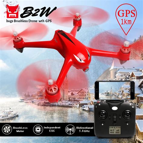 mjx bugs  bw gps drones fpv rc drone  p hd camera  brushless motor rc