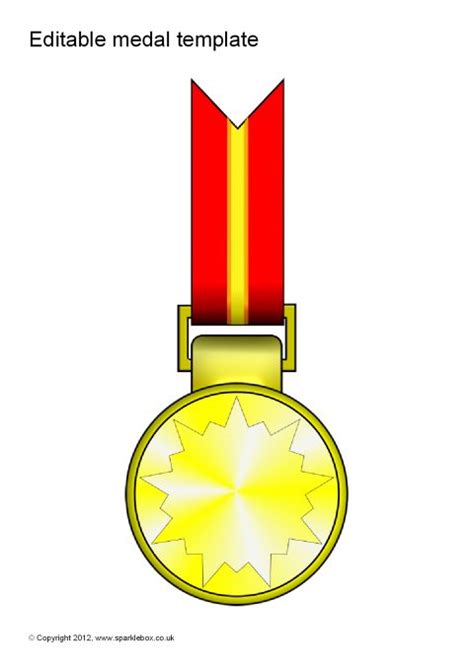 editable medal templates sb sparklebox