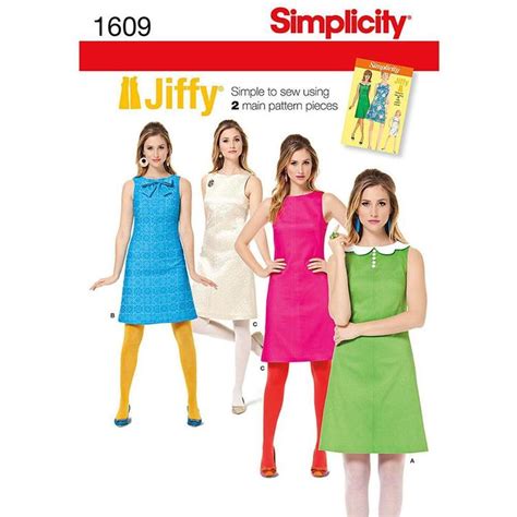 Simplicity Pattern 1609 Women S Dress 14 22
