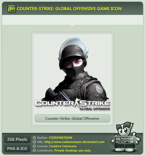 Counter Strike Global Offensive Icon By Codeoneteam On