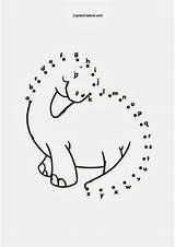 Huruf Titik Menghubungkan Belajar Menggambar Dinosaurus Angka Dots Hewan Abjad Tadika Mewarnai Lukisan Sambil Mengeja Excel Konsep Preschool Tulisan Balita sketch template