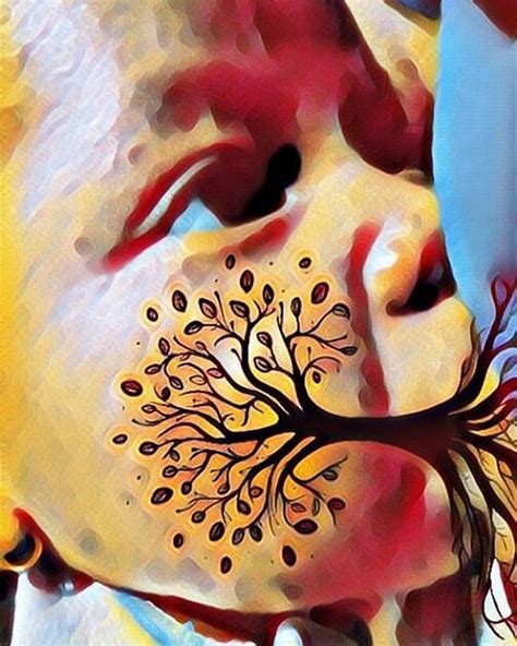 Árvore da vida aplicativo transforma selfies de amamentação em arte