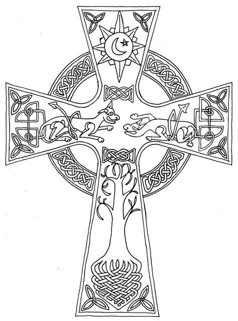 celtic coloring pages  printable