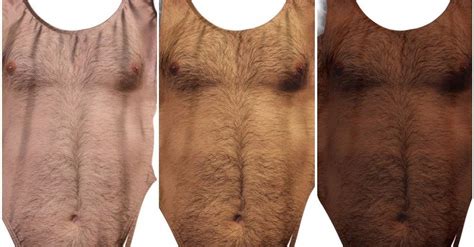 bathing suit covered  chest hair   genius huffpost