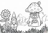 Coloring Garden Pages Gnome Fairy Printable Adults Preschool Gardening Gnomes Color Drawing Print Beautiful Getdrawings Getcolorings Colorings Draw Puzzle Dwarfs sketch template