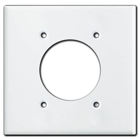 amp  range  dryer receptacle cover plate white