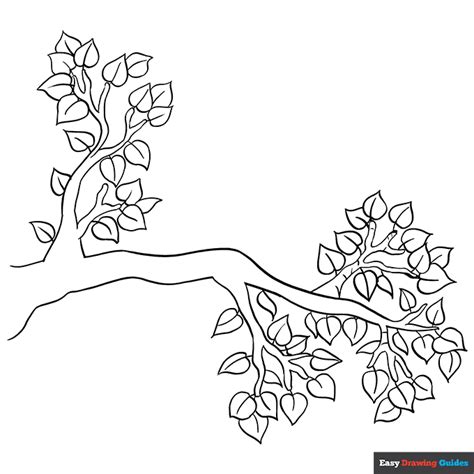 tree trunk coloring page