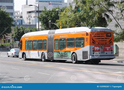 los angeles city bus editorial photography image  sightseeing