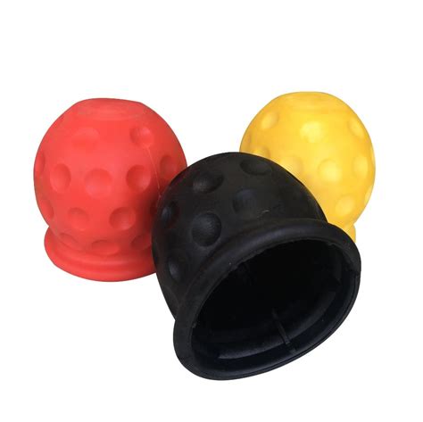 trailer hitch ball cover cap trailer parts  mm   ball yellow  rv parts