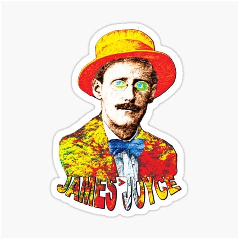 James Joyce The Odyssey Of An Irishman Sticker By Exilekings
