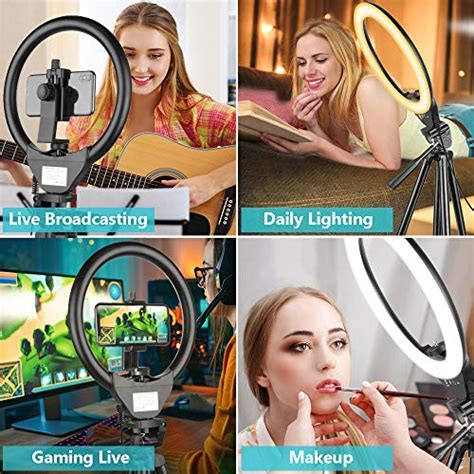 10 Ring Light With 50 Extendable Tripod Stand Sensyne