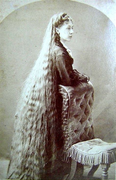 long victorian hair imagine the trouble of washing and
