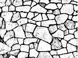 Cracked Wall Broken Drawing Brick Rock Texture Concrete Background Stock Getdrawings sketch template