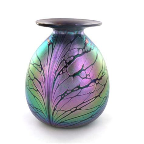 Mini Butterfly Purple Vase By Rick Hunter Purple Vase