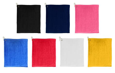 towelsoutletcom economy golf towel   grommet  hook  cotton terry velour