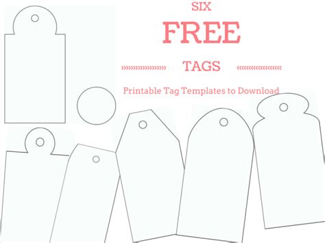custom gift tags    printable templates