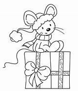Christmas Coloring Noel Coloriage Pages Mouse Freebie Freebies Embroidery Souris Dessin Sylvia Zet Stamps Machine Noël Regalo Con Designs Drawing sketch template