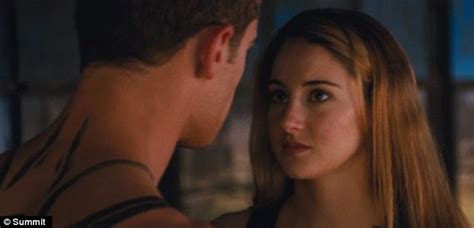 shailene woodley and theo james get physical in new divergent clip