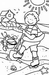 Coloring Pages Summer Holiday Beach Cleaning During Line Info Joy Complex Book Clipart Vacation Kids Color Popular Child Rugrats Library sketch template
