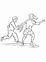 Relevos Dibujo Atletismo Relay sketch template