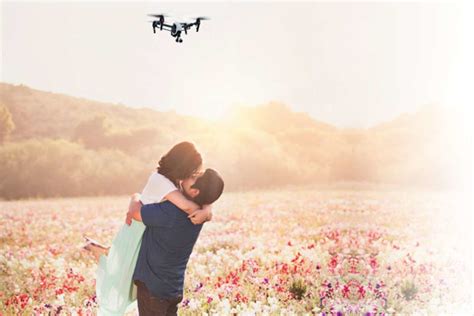 drone proposal package love  wedding