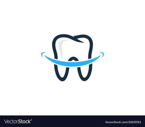 smile dental logo icon design royalty  vector image
