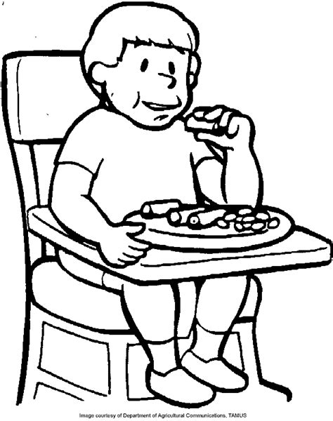 clip art people eating clipartsco