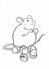Kids Mice Coloring Muis Pages Fun sketch template