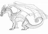 Dragon Skywing sketch template