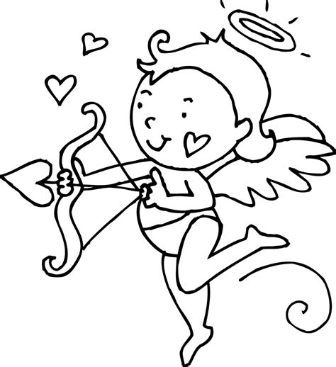 cupid coloring pages dibujo  imprimir cupid coloring pages
