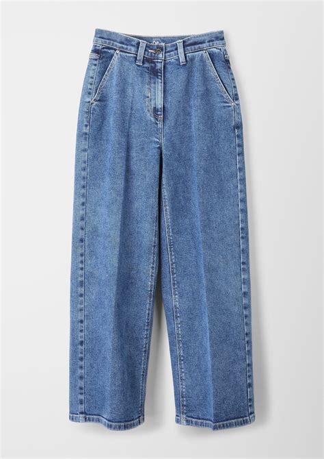 jeans broek oceaanblauw soliver