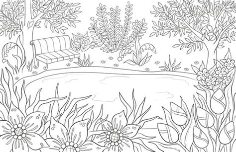 background coloring pages