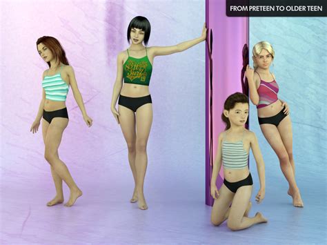 girls for growing up for genesis 8 female daz 3d