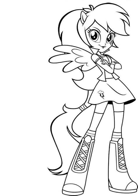 rainbow dash equestria girl coloring pages marvelous image