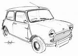 Cooper Colorize Kolorieren Sketches Cutestk Winston Vehicle Tekeningen Tk sketch template