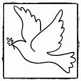 Porumbelul Colorat Pacii Planse Simbol Universdecopil Pace Zambitoare sketch template