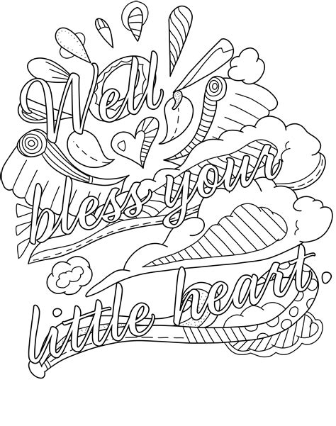 coloring tremendous swear word coloring  book pages