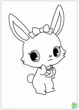 Coloring Jewelpet Pages Dinokids Cute Color Chibi Printable Kids Close sketch template