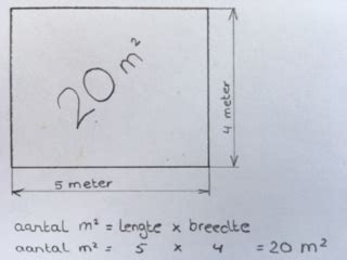 berekenen vierkante meter berekenen oppervlakte berekenen