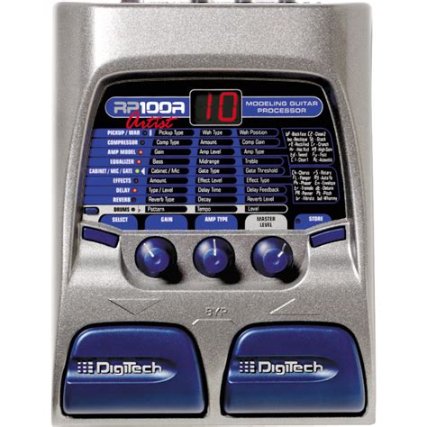 Digitech Rp100a Buy Artist Modeling Guitar Processor