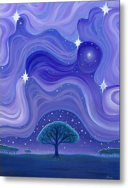 With Stars In My Eyes Painting By Aura Lesnjak