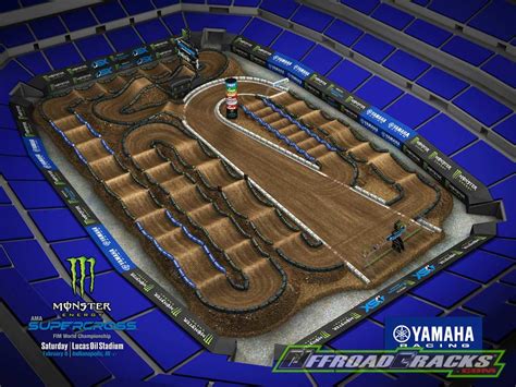 Us Supercross 2021 Indianapolis 2 –round 6 – Track Map … Flickr