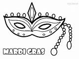 Mardi Gras Coloring Pages Printable Kids Beads Cool2bkids Kid sketch template