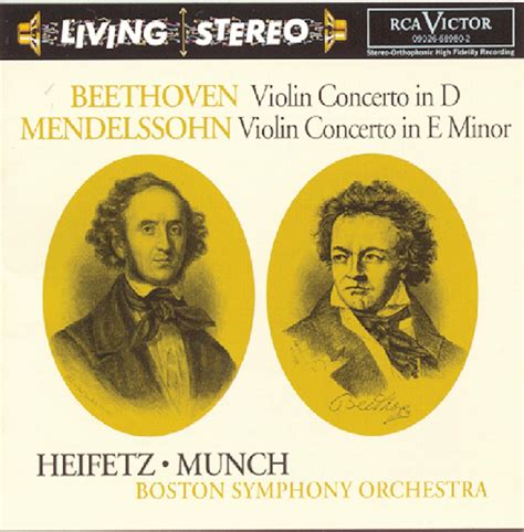 beethoven and mendessohn concertos pour violon felix mendelssohn