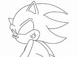 Pages Coloring Shadic Hyper Sonic Dark Super Hedgehog Characters Scratch Template Shadow sketch template
