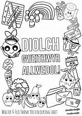Welsh Colouring Sheets Coloring sketch template