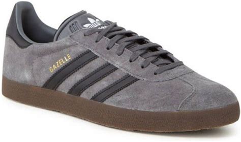 adidas originals gazelle heren grey  core black gumblack heren schoenennl