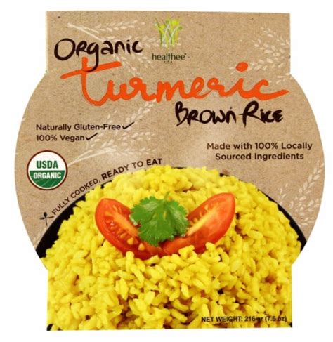 healthee organic brown rice bowl turmeric  oz kroger